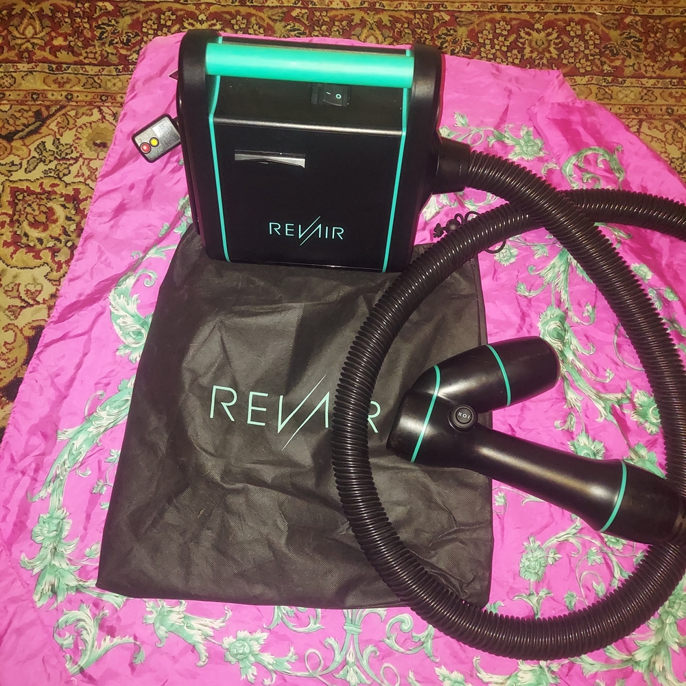 RevAir Black and Teal Hair Dryer